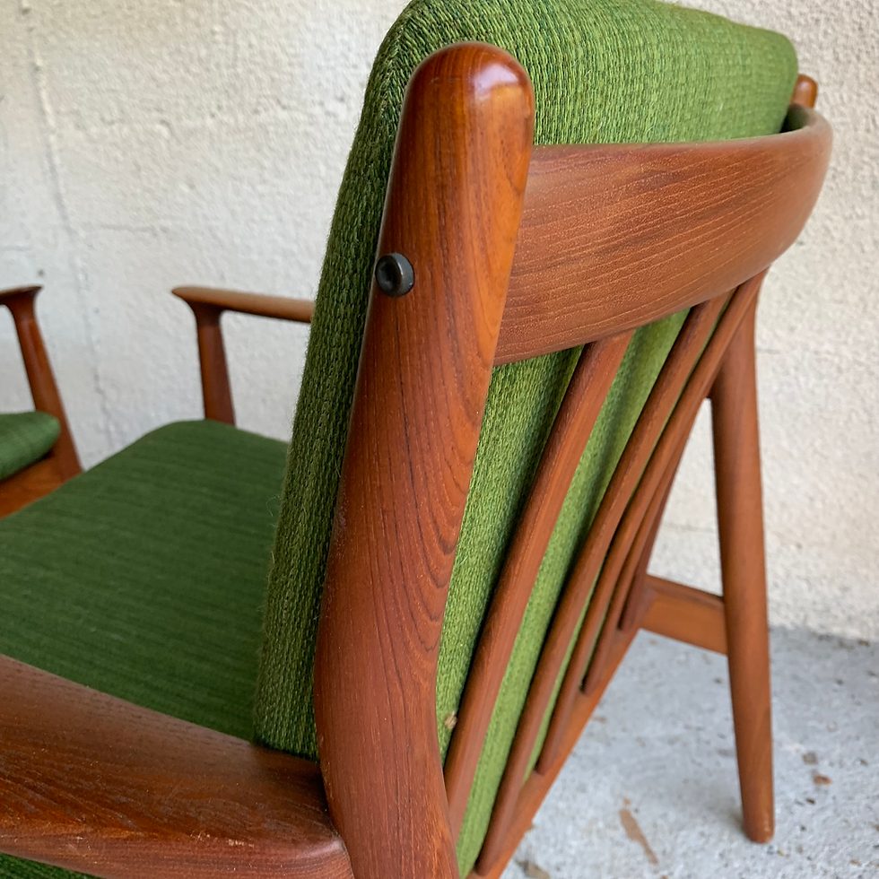 Miniature : Fauteuil scandinave Vintage en teck  Svend Age Eriksen pour Glostrup