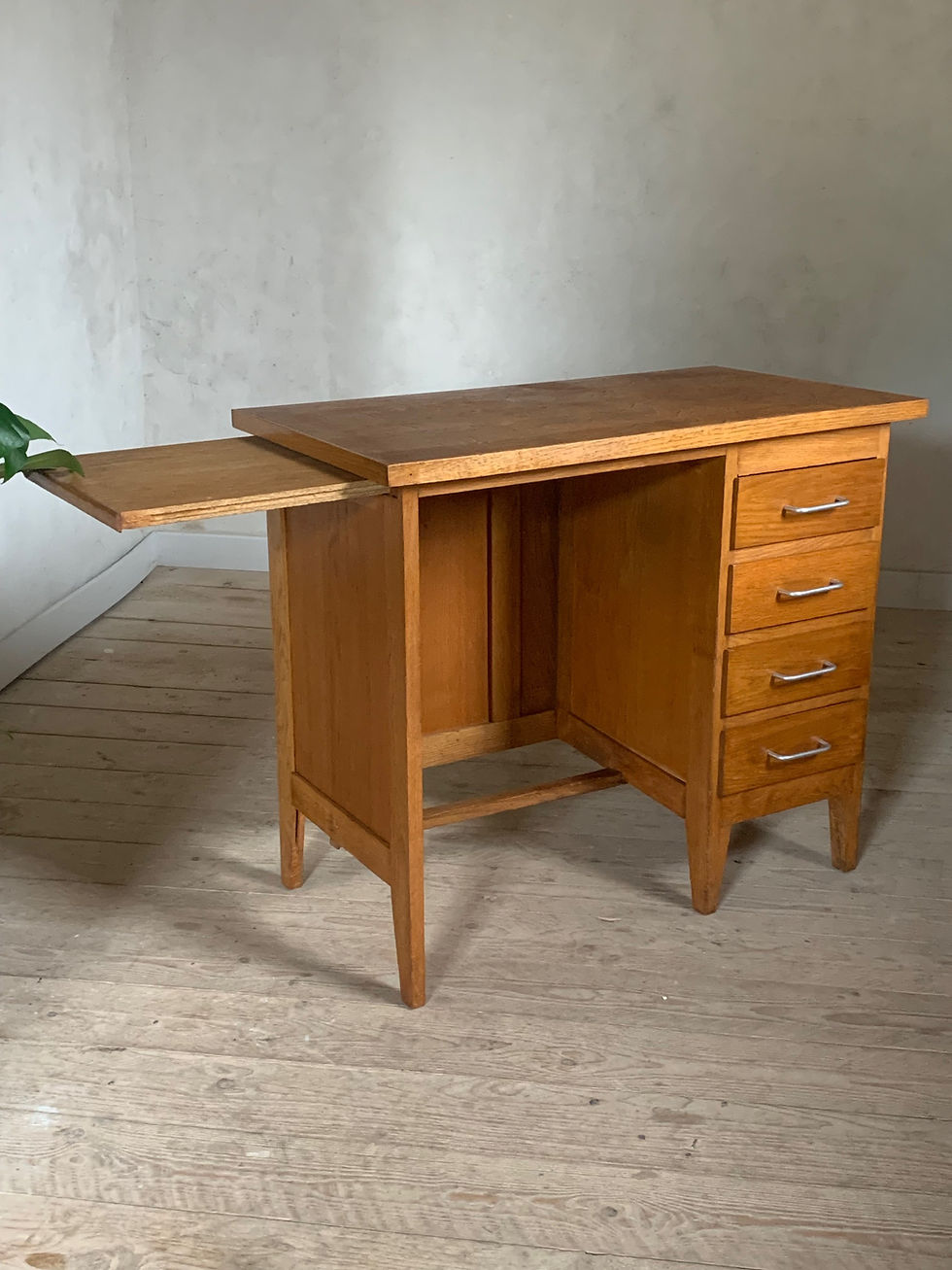 Miniature : Bureau vintage en chêne