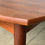 Miniature : Table scandinave vintage en teck carrée 