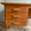 Miniature : Bureau vintage en chêne pied compas