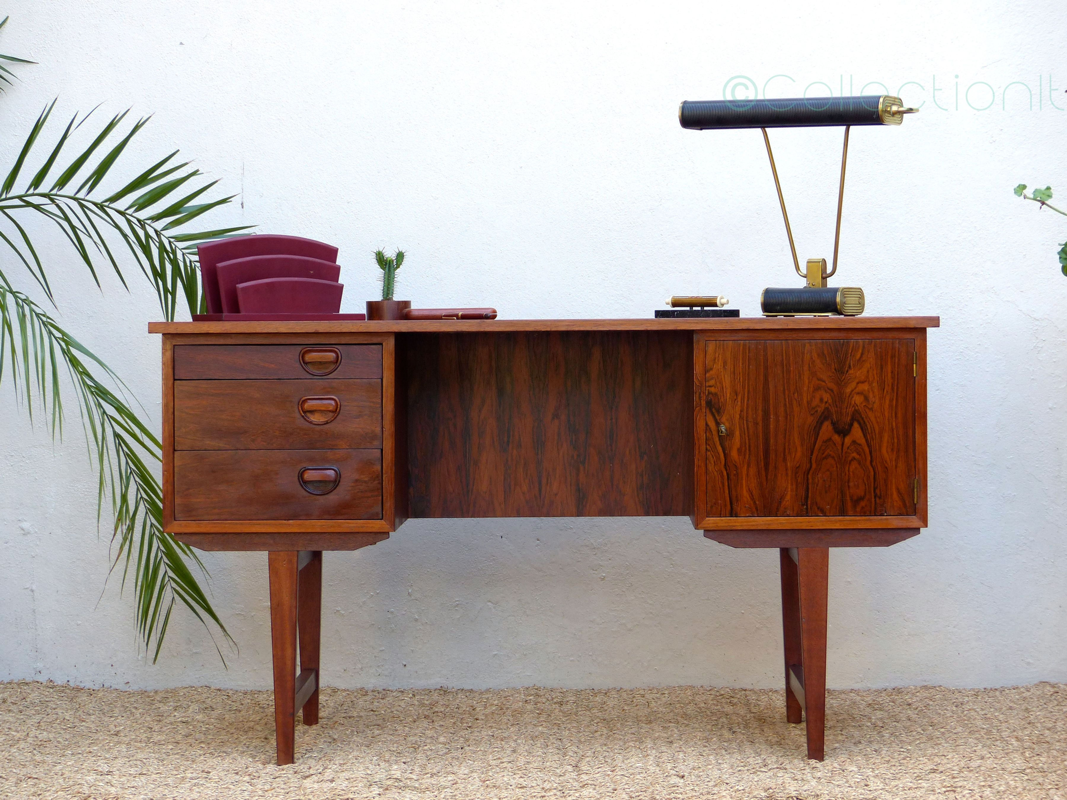 Bureau scandinave palissandre vintage