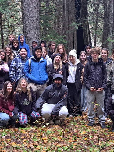 Local Science Students Step Into the Forest Classroom