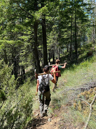 Trail Update: The Thompson Rotary Trail has reopened, we will be working on the West Ridge Trail this week, and happy to