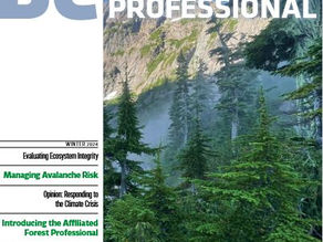 Our Reading List: the BC Forest Professionals Magazine