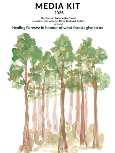 "Save the Date" for the Healing Forests artist call and exhibition opening