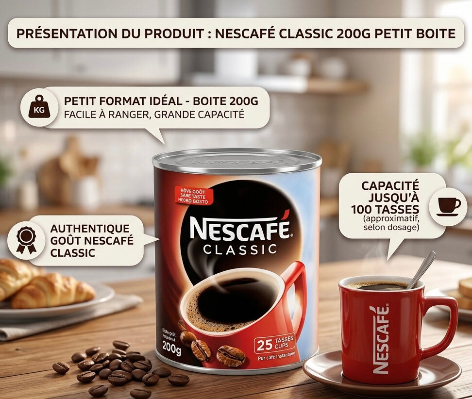 NESCAFE CLASSIC 200G x 12 CARTON