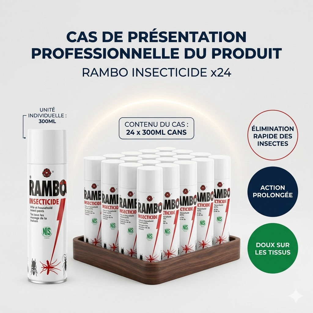 RAMBO INSECTICIDE ANCIEN 300ML x 24 CARTON