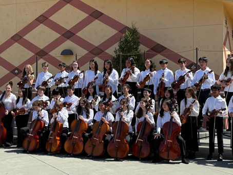 Jesse and LPL Financial Give Back to the San Mateo Community and Inspire Future Musicians with a Donation to Borel Middle School Orchestra