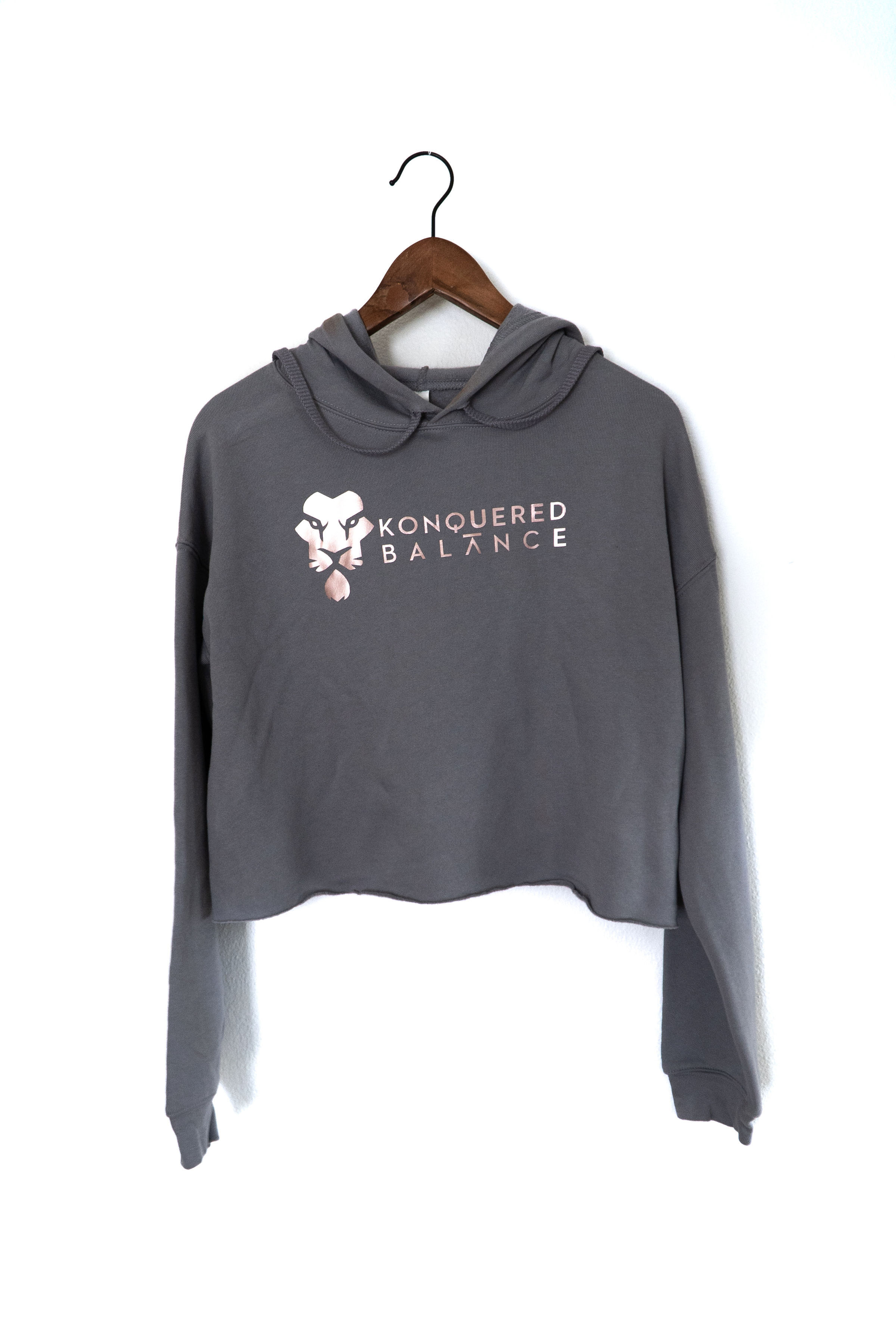Women's Crop Fleece Hoodie