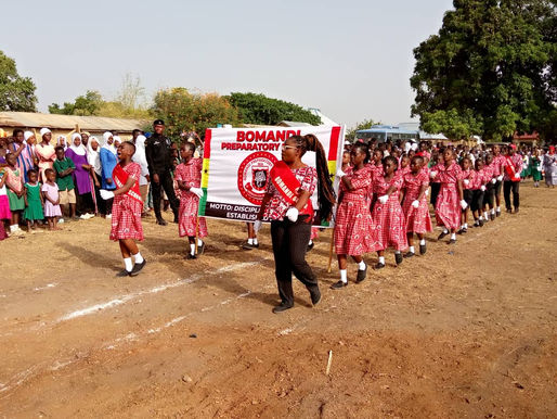 Bomandi Preparatory School Band illuminates Independence Day parade