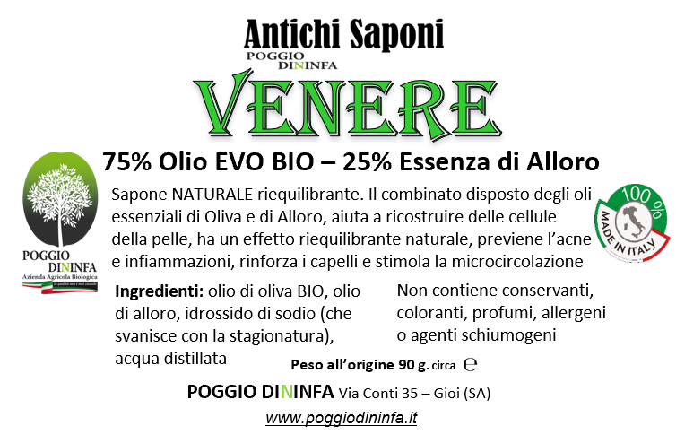 Thumbnail: Antichi Saponi - 12 saponette Venere - 75% Olio EVO BIO e 25% Essenza d
