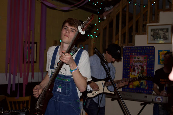 David Murray of Selp-help rocks out during the band's set.