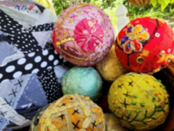 Mixed Media Fiber Balls - Saturday 8-15-2026