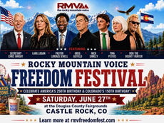 Freedom Fest Draws Crowds to Castle Rock Ahead of Colorado Primary Election