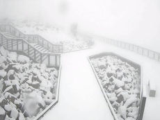 First Snow of the Season Covers Pikes Peak
