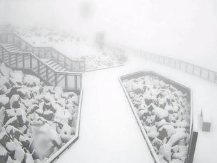First Snow of the Season Covers Pikes Peak