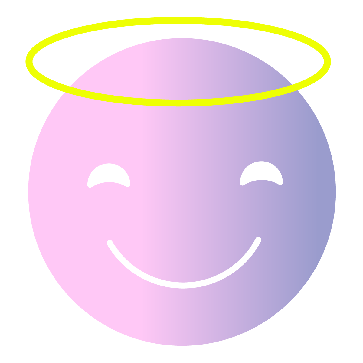 Smiling Emoji with Halo
