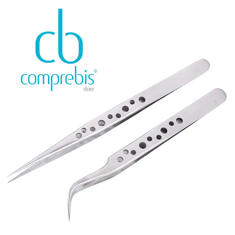 Kit de abrazaderas plateadas: rectas y curvas