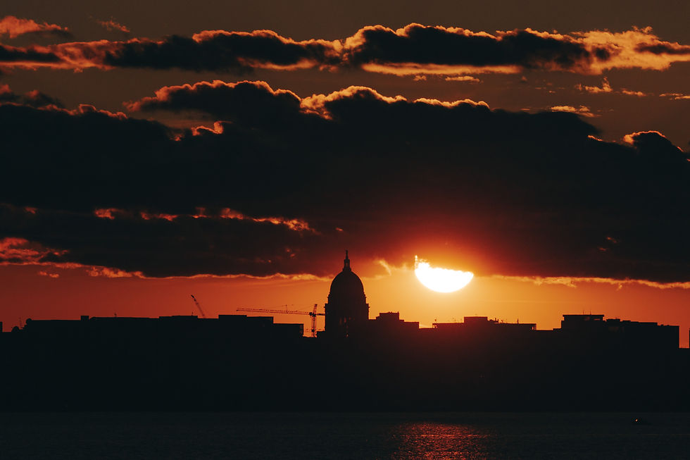 Summer Sunset Over Madison, WI