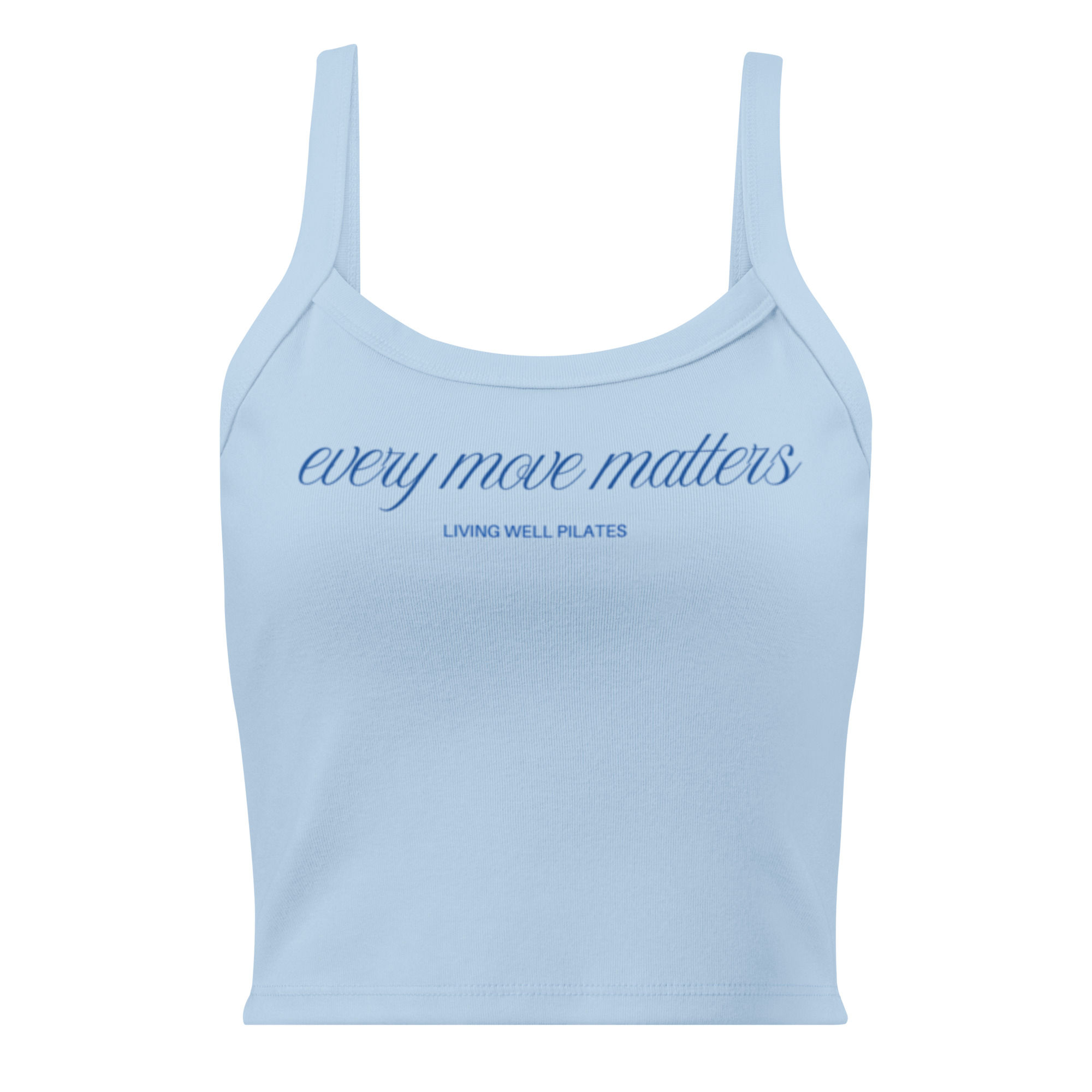 micro-rib tank top