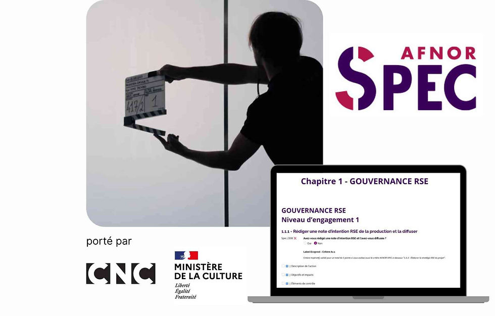 Logo Afnor Spec 2308, CNC, Ministère de la Culture