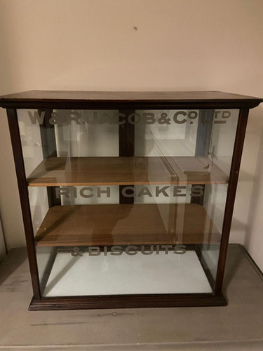 Jacobs Display W & R Jacob’s display cabinet | RetroSpective