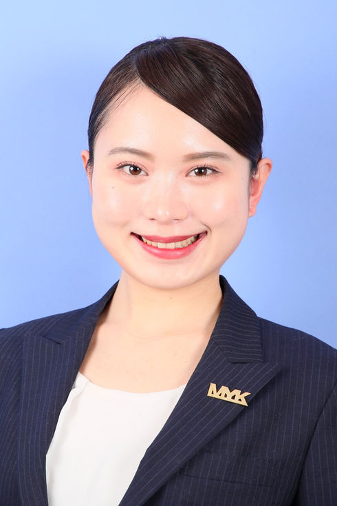 MYK10期でこの春から旅行業界に就職される彩楽さんです。