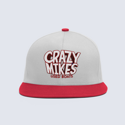 Mockup of an embroidered hat