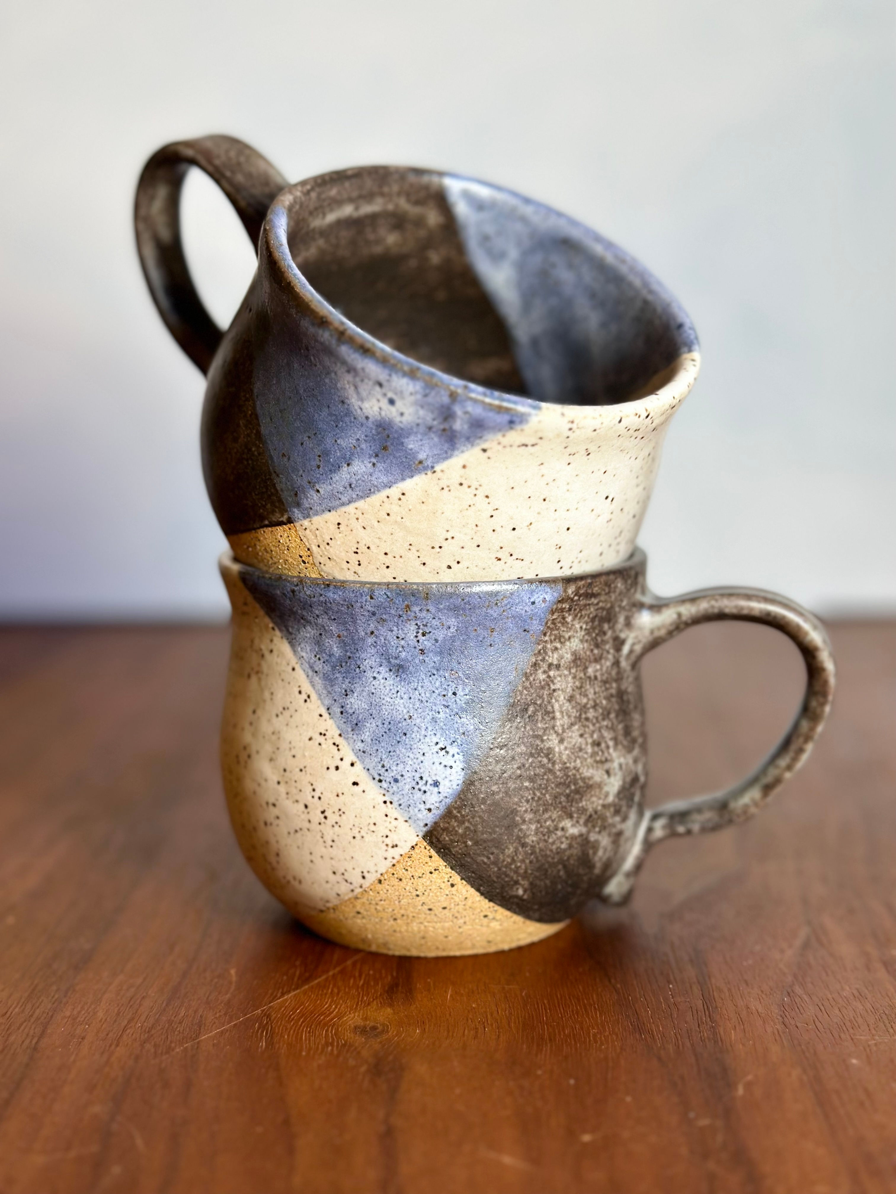 Double Dip Mug (Satin White & Acai)