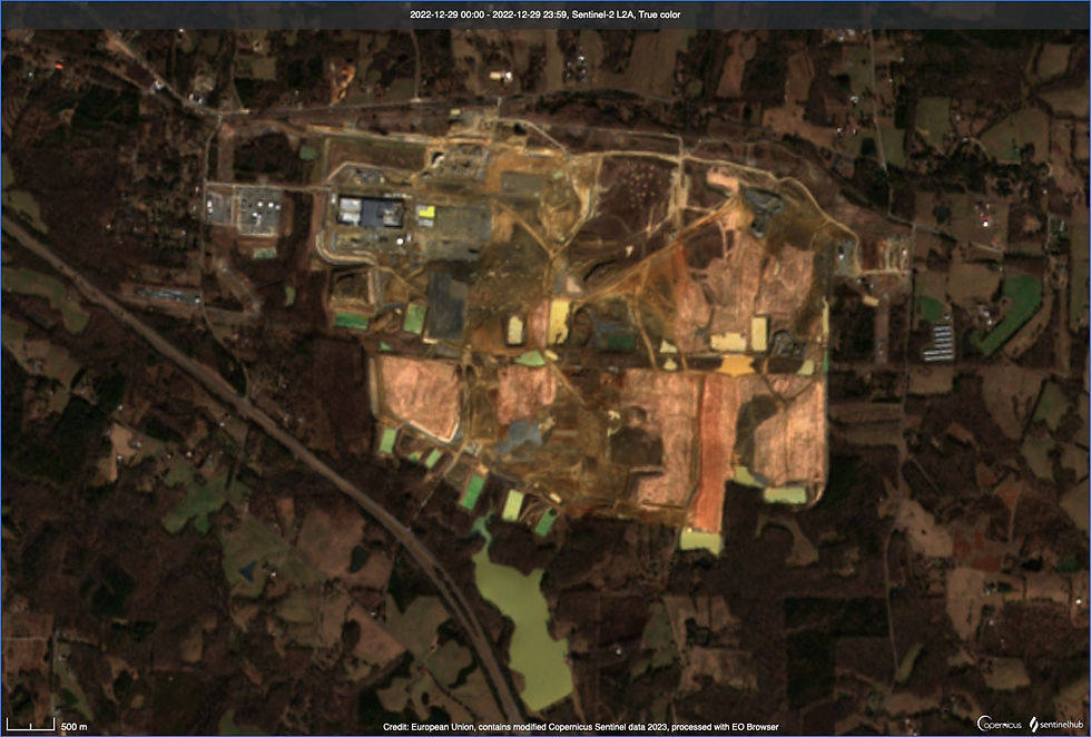 Construction of Toyota lithium ion battery manufacturing plant in North Carolina, 2022