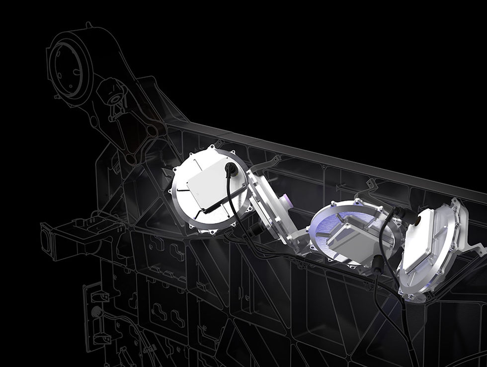 Image taken from Starlink.com purporting to show aspects of their satellites' 'Automated Collision Avoidance' (Image from SpaceX)