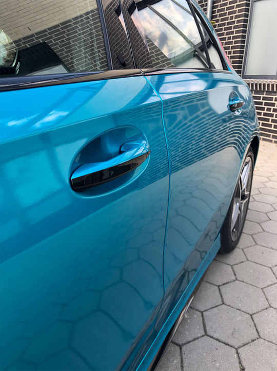 wrapping Vollfolierung Details Auto