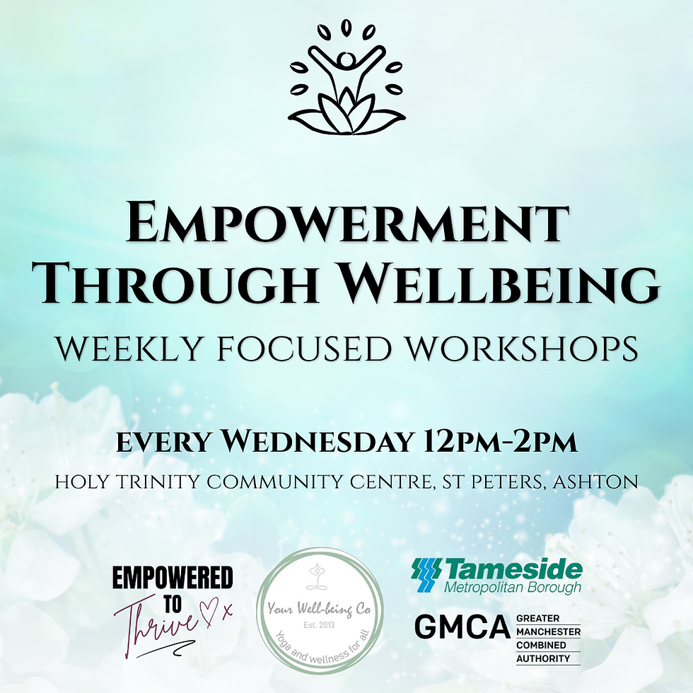 ✨🌱 Empowerment Through Wellbeing Workshop ✨