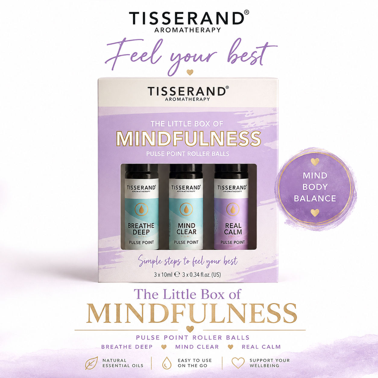 Tisserand Mindfulness Pulse Point Rollers
