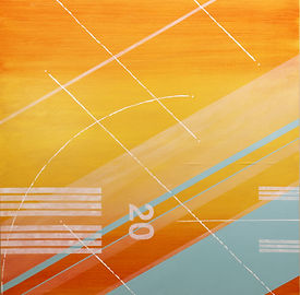Steve Ferretti Art, Looking Up, Acrylic Paint