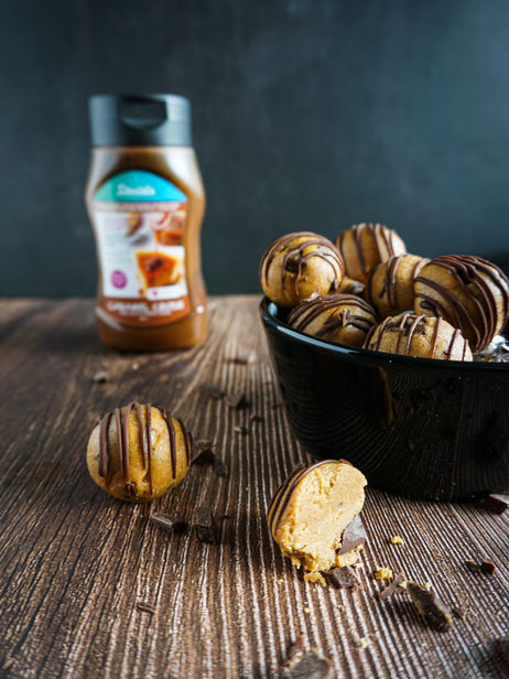 Keto Caramel Cookie Dough bites