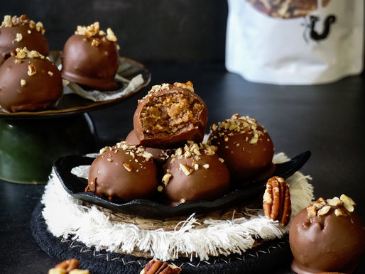 Keto karamel pecan Truffels