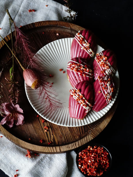 Koolhydraatarme Frambozen Madeleines