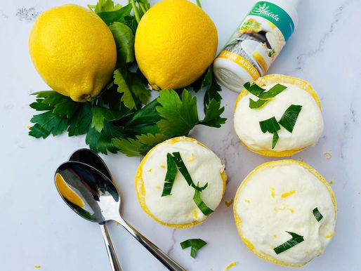 Keto Frozen Citroen Merenque Mousse