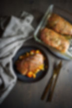 Keto Gevulde Kipfilet met Parmaham