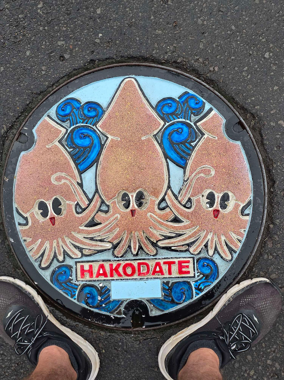 The manhole covers were even amazing