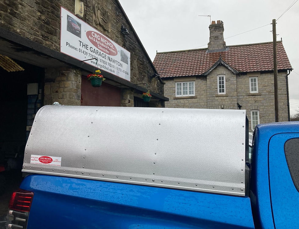 Thumbnail: NEW AGRICAN ALLOY CANOPY FITTED TO MITSUBISHI L200 with Mesh Back Door- IN STOCK