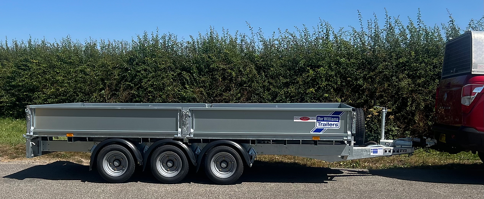Thumbnail: 2025 IFOR WILLIAMS 14ft TRI AXLE FLAT BED TRAILER-SORRY SOLD