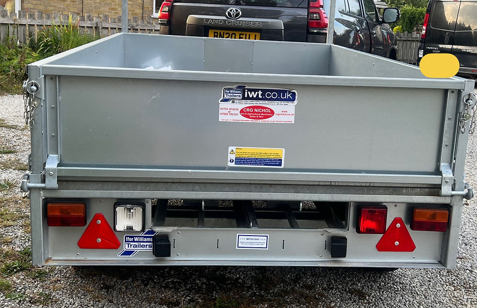 Thumbnail: 2025 IFOR WILLIAMS 8ft FLAT BED TRAILER SORRY SOLD