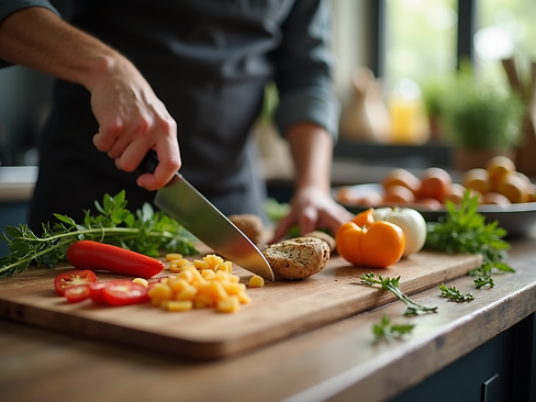 cutting board food ingredients cooking.png