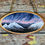 Thumbnail: Miniature Wood Slice Landscape Painting | Snowy Mountains at Twilight
