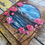 Thumbnail: Moonlit Fjord in Bloom – Hand-Painted Wood Art | Coastal Landscape Painting