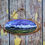 Thumbnail: Miniature Wood Slice Landscape Painting | Snowy Mountains & Wild Grasslands