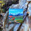 Thumbnail: Miniature Mountain Painting | Magnetic Canvas Original Art | 2.5x2.5 inches