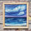 Thumbnail: "Winter Skies" | Seascape Canvas Art | Coastal Painting | 6x6 inches